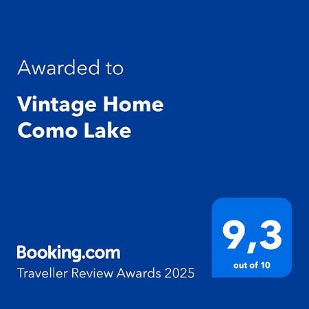Vintage Home Como Lake Экстерьер фото